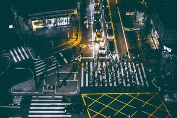 City intersection.