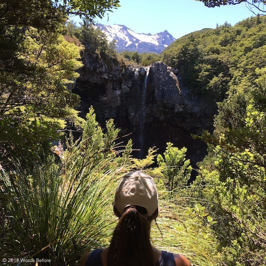 Mangawhero Falls in Tongariro National Park.